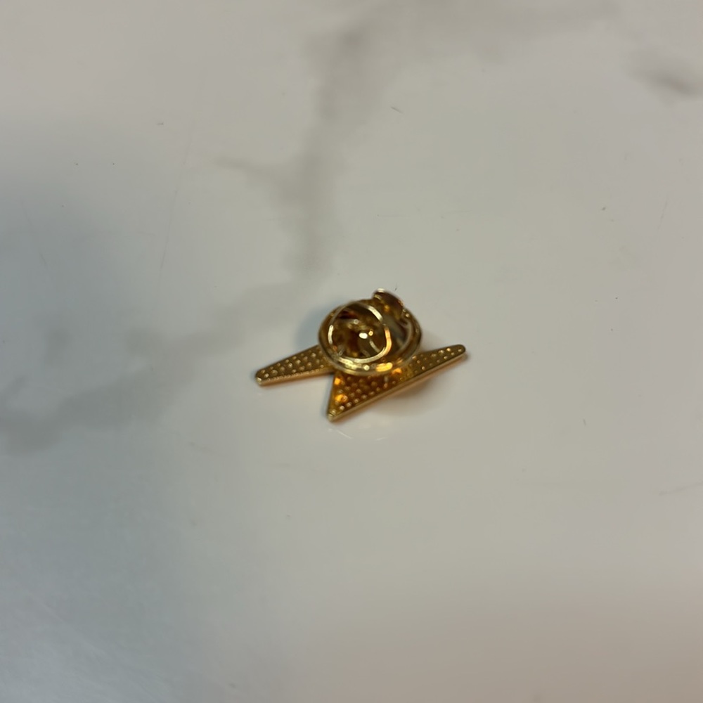 Yellow Lightning Bolt Enamel Pin - Picture 2 of 2